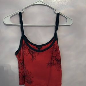 red & blue crop tank top 💙❤️